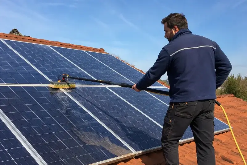 Nettoyage et entretien de panneaux solaires à la Farlède